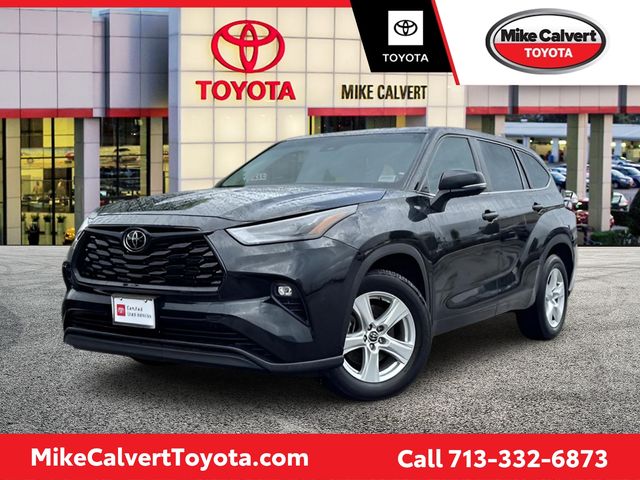 Midnight Black Metallic 2024 Toyota Highlander SUV / Crossover Front-Wheel Drive 8-Speed Automatic