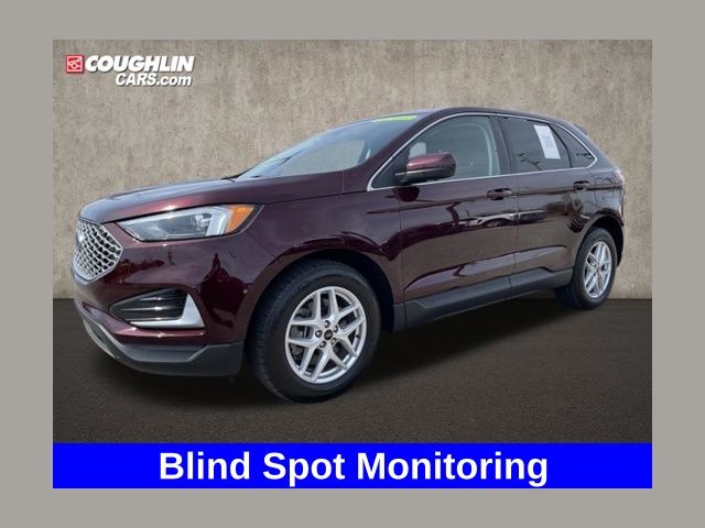 Red (Burgundy Velvet Metallic Tinted Clearcoat) 2024 Ford Edge SEL AWD SUV / Crossover All-Wheel Drive 8-Speed Automatic