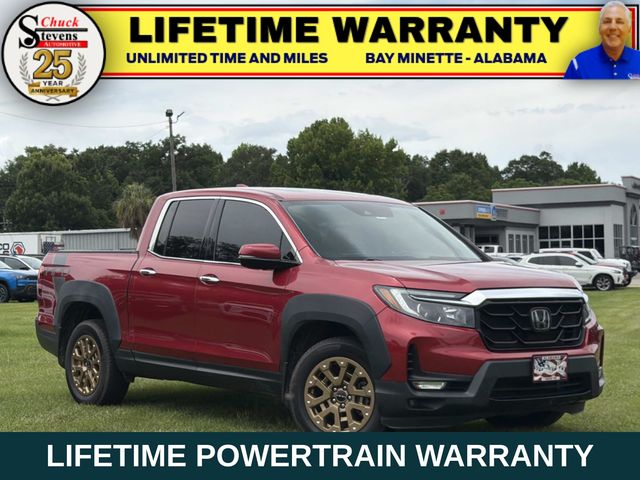 Red 2023 Honda Ridgeline Pickup Truck All-Wheel Drive 9-Speed Automatic