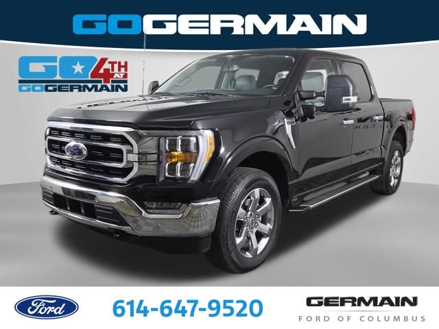 Black Metallic 2022 Ford F-150 Pickup Truck Four-Wheel Drive Automatic