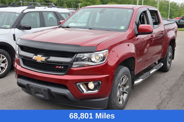 Cajun Red Tintcoat 2019 Chevrolet Colorado Z71 Crew Cab 4WD Pickup Truck Four-Wheel Drive 8-Speed Automatic