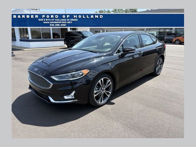 Agate Black Metallic 2020 Ford Fusion Sedan All-Wheel Drive 6-Speed Automatic