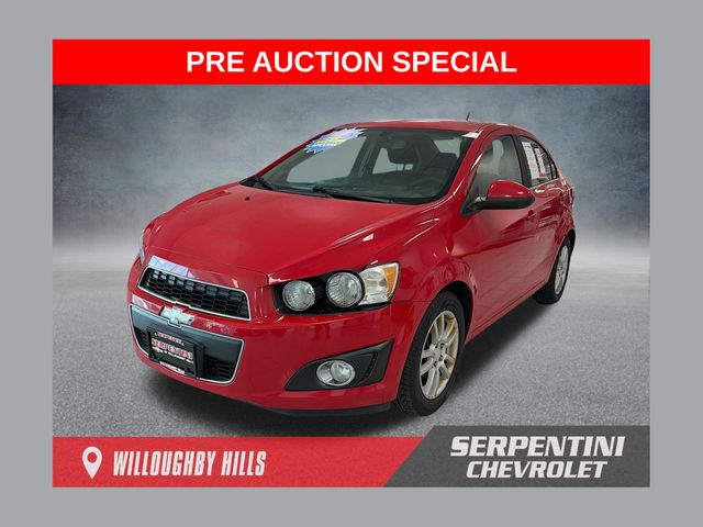 Red Hot 2014 Chevrolet Sonic LT Sedan FWD Sedan Front-Wheel Drive 6-Speed Automatic