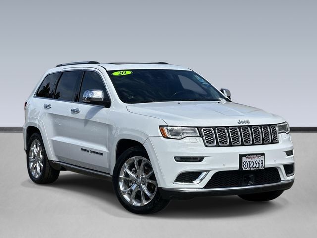 Bright White Clearcoat 2020 Jeep Grand Cherokee Summit 4WD SUV / Crossover Four-Wheel Drive 8-Speed Automatic