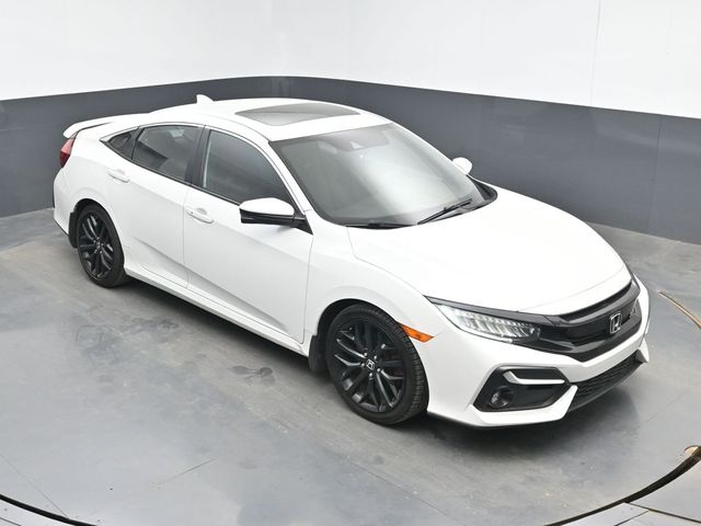 Platinum White Pearl 2020 Honda Civic Si Sedan FWD Sedan Front-Wheel Drive 6-Speed Manual