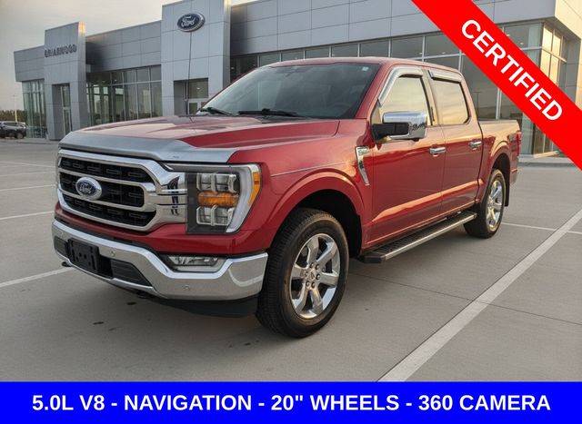 Hot Pepper Red Metallic Tinted Clearcoat 2023 Ford F-150 Pickup Truck Four-Wheel Drive Automatic