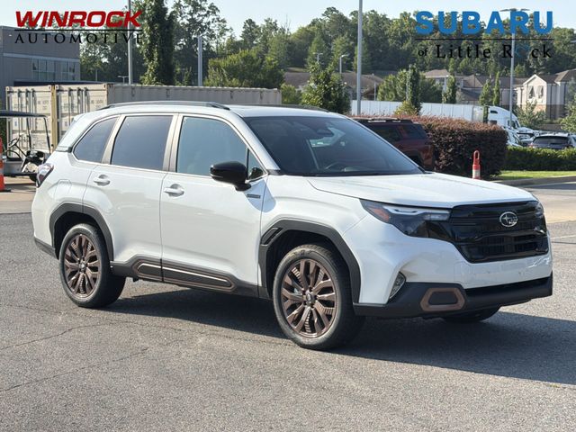 White Pearl 2026 Subaru Forester Hybrid SUV / Crossover All-Wheel Drive Continuously Variable Transmission