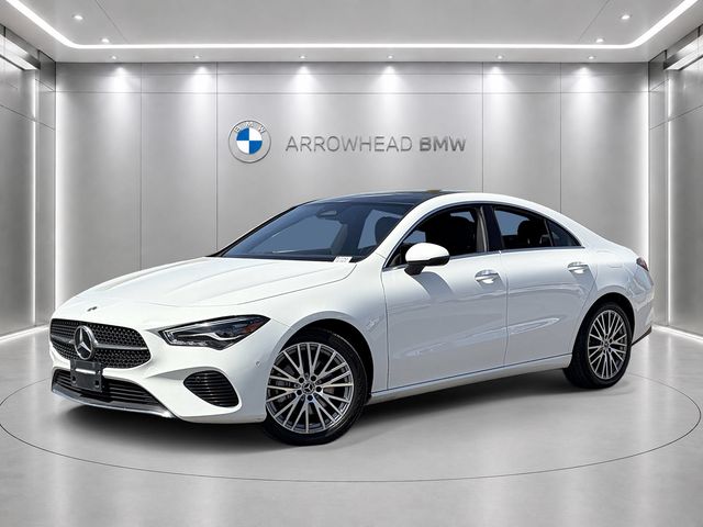 Polar White 2025 Mercedes-Benz CLA Coupe Front-Wheel Drive 8-Speed Dual Clutch