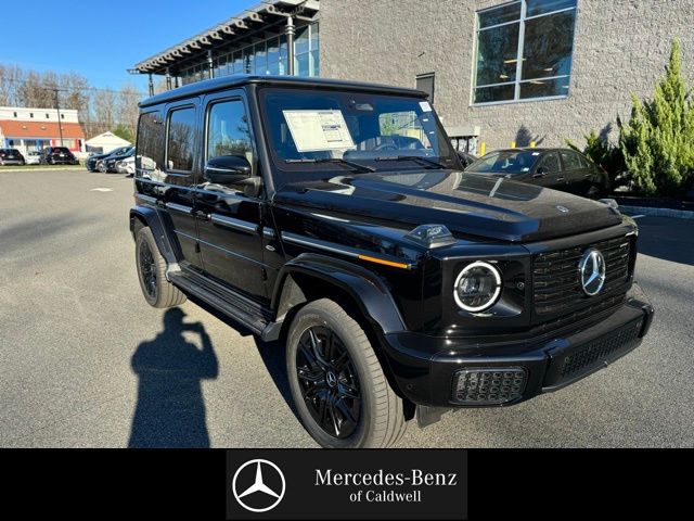 Obsidian Black Metallic 2025 Mercedes-Benz G-Class G 580 4MATIC with EQ Technology SUV / Crossover All-Wheel Drive 2-Speed Automatic