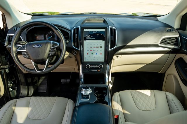 2024 Ford Edge Titanium Blue at DeMontrond Ford