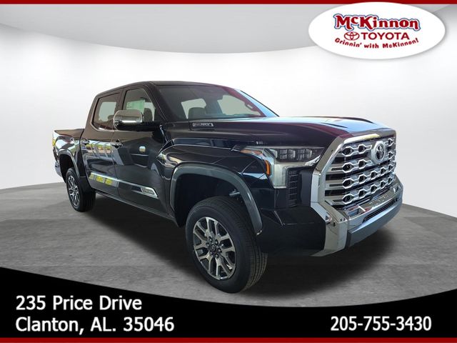 Midnight Black Metallic 2026 Toyota Tundra Hybrid 1794 Edition HV CrewMax Cab 4WD Pickup Truck Four-Wheel Drive Automatic