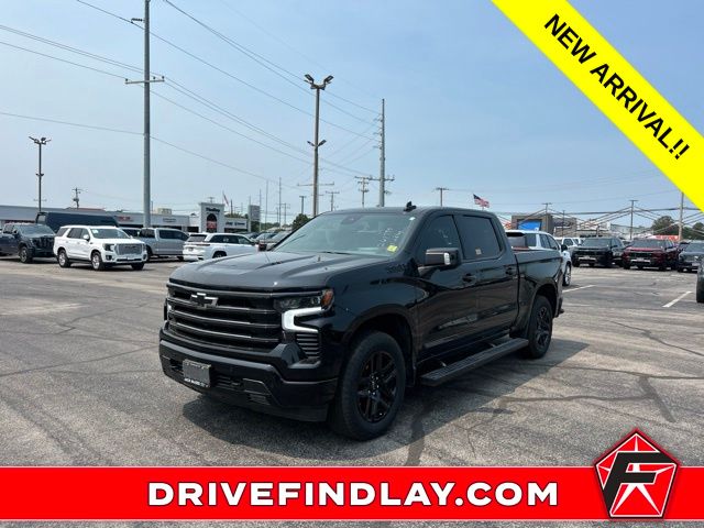 Black 2025 Chevrolet Silverado 1500 Pickup Truck Four-Wheel Drive Automatic