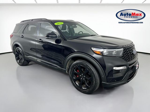 Agate Black Metallic 2022 Ford Explorer SUV / Crossover All-Wheel Drive Automatic