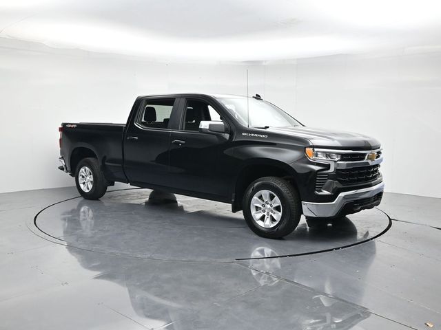 Black 2023 Chevrolet Silverado 1500 LT Crew Cab 4WD Pickup Truck Four-Wheel Drive Automatic