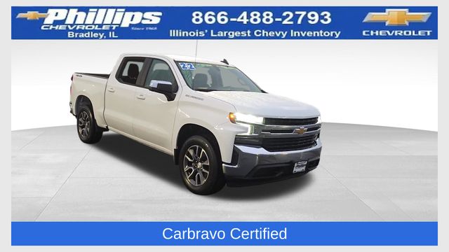 Summit White 2022 Chevrolet Silverado 1500 Pickup Truck Four-Wheel Drive 8-Speed Automatic