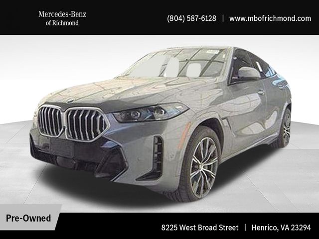 Gray Metallic 2025 BMW X6 xDrive40i AWD SUV / Crossover All-Wheel Drive 8-Speed Automatic