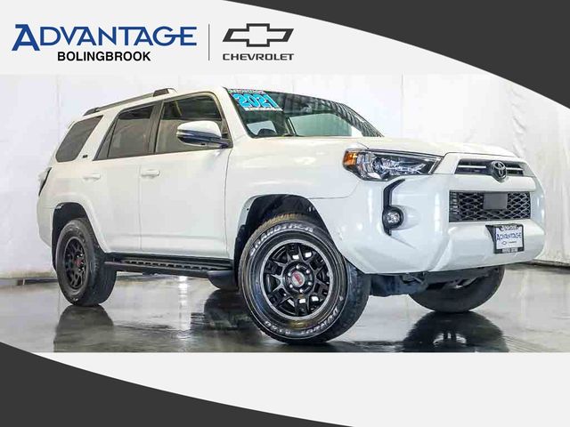 Super White 2021 Toyota 4Runner SUV / Crossover Four-Wheel Drive 5-Speed Automatic Overdrive