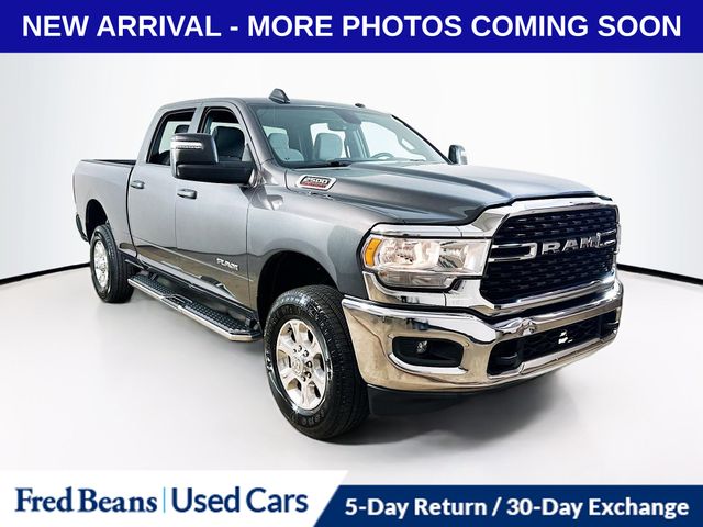 Gray (Granite Crystal Metallic Clearcoat) 2024 RAM 2500 Big Horn Crew Cab 4WD Pickup Truck Four-Wheel Drive 8-Speed Automatic