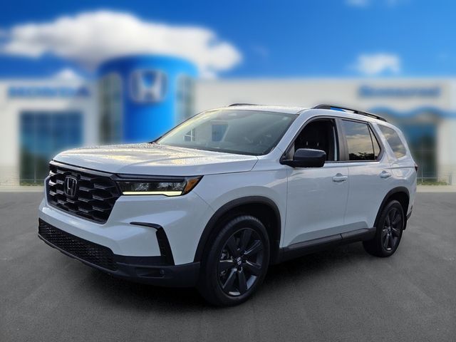 Gray (Platinum) 2025 Honda Pilot Sport AWD SUV / Crossover All-Wheel Drive Automatic