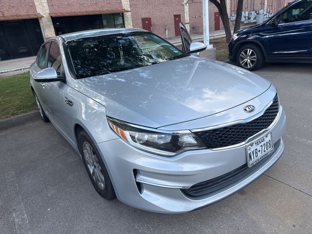 Sparkling Silver 2018 Kia Optima LX Sedan Front-Wheel Drive 6-Speed Automatic