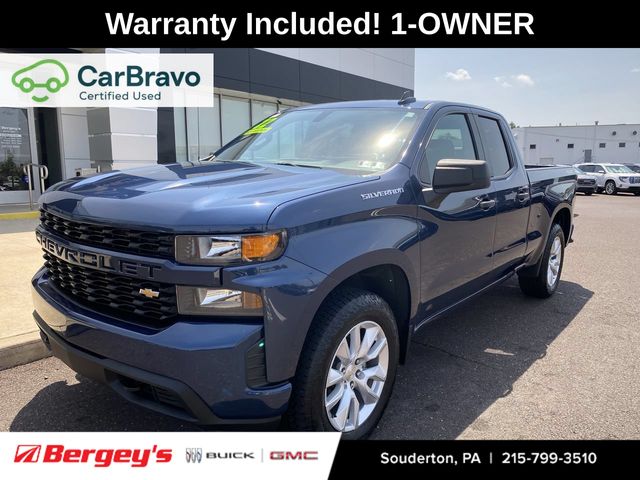Northsky Blue Metallic 2022 Chevrolet Silverado 1500 Pickup Truck Four-Wheel Drive 8-Speed Automatic