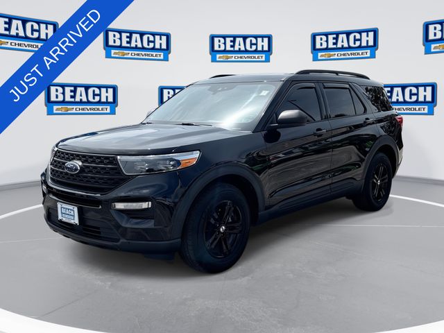 Black Metallic 2021 Ford Explorer XLT AWD SUV / Crossover All-Wheel Drive Automatic