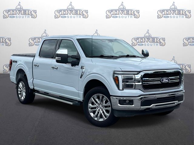 Space White Metallic 2025 Ford F-150 Pickup Truck Four-Wheel Drive Automatic