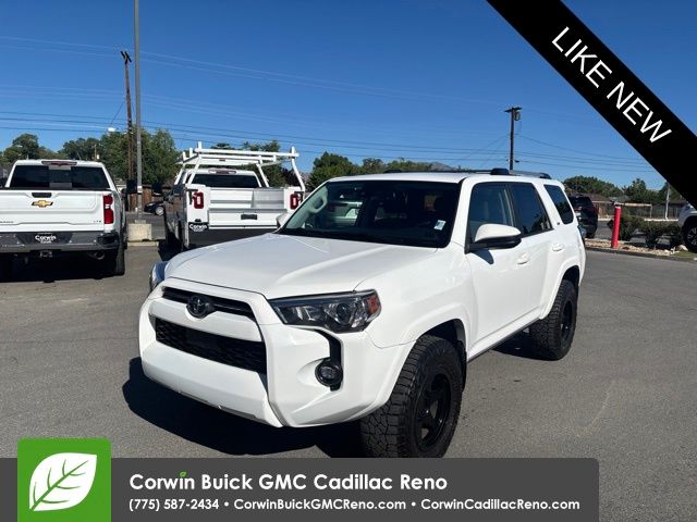 White 2022 Toyota 4Runner SR5 4WD SUV / Crossover Four-Wheel Drive 5-Speed Automatic
