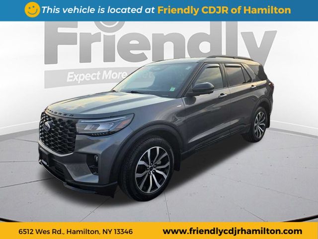 Gray Metallic 2025 Ford Explorer ST-Line AWD SUV / Crossover All-Wheel Drive Automatic