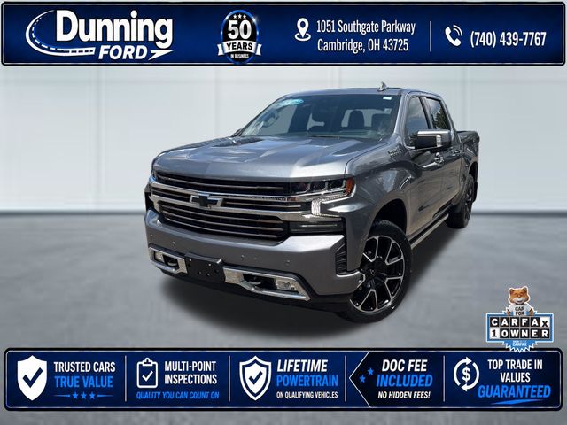 Shadow Gray Metallic 2022 Chevrolet Silverado 1500 Pickup Truck Four-Wheel Drive Automatic