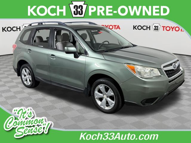 Jasmine Green Metallic 2015 Subaru Forester SUV / Crossover All-Wheel Drive Continuously Variable Transmission