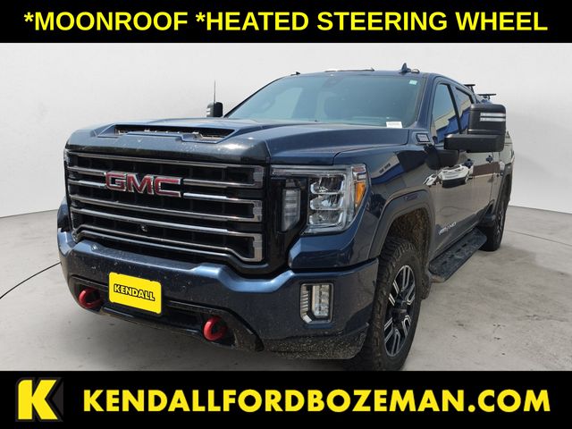 Pacific Blue Metallic 2020 GMC Sierra 2500HD Pickup Truck Four-Wheel Drive Automatic