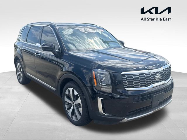 Ebony Black 2021 Kia Telluride S AWD SUV / Crossover All-Wheel Drive 8-Speed Automatic