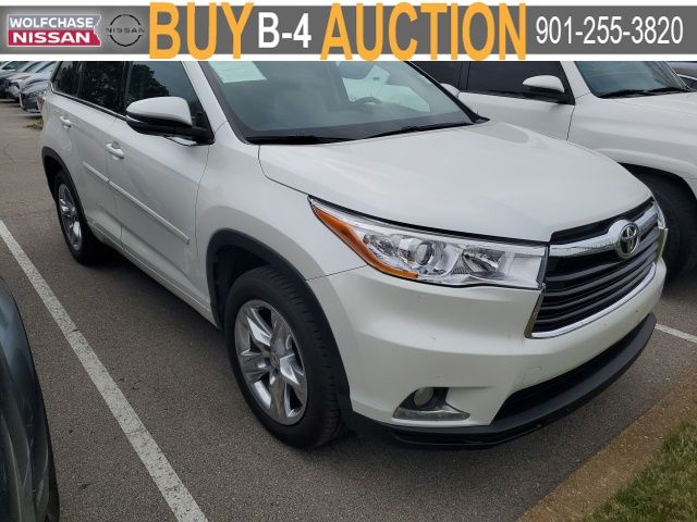 White (Blizzard Pearl) 2015 Toyota Highlander Limited SUV / Crossover Front-Wheel Drive 6-Speed Automatic Overdrive