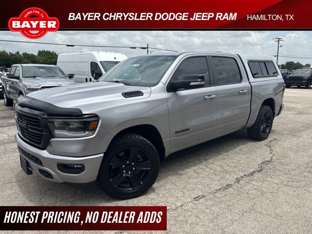 Billet Silver Metallic Clearcoat 2021 RAM 1500 Pickup Truck Four-Wheel Drive 8-Speed Automatic