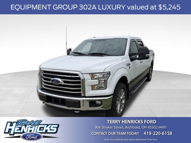 White 2017 Ford F-150 Pickup Truck Four-Wheel Drive Automatic