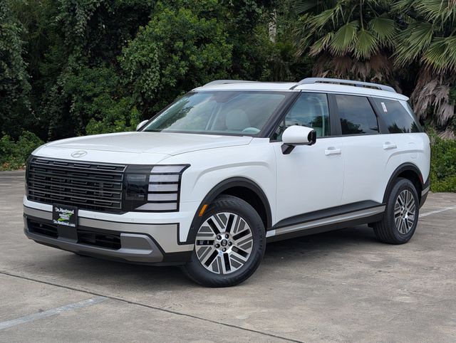 2026 Hyundai Palisade Hybrid Blue SEL Premium White at Baytown Hyundai