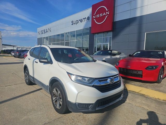 White 2017 Honda CR-V LX FWD SUV / Crossover Front-Wheel Drive Continuously Variable Transmission
