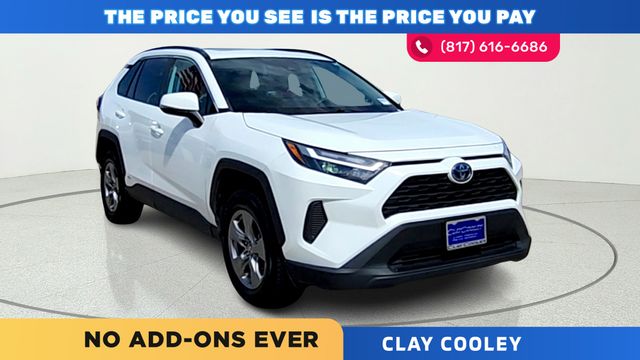 White 2022 Toyota RAV4 Hybrid SUV / Crossover All-Wheel Drive Continuously Variable Transmission