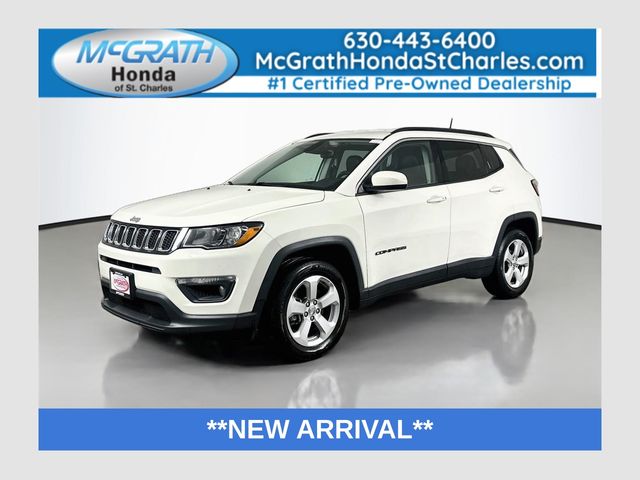 White Clearcoat 2018 Jeep Compass SUV / Crossover Front-Wheel Drive 6-Speed Automatic