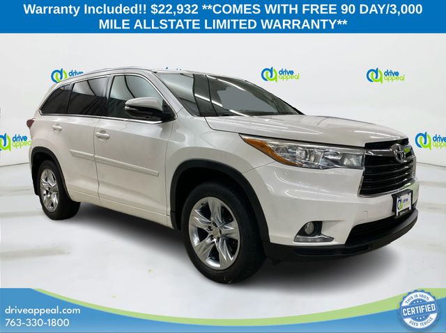 White (Blizzard Pearl) 2015 Toyota Highlander SUV / Crossover All-Wheel Drive 6-Speed Automatic Overdrive