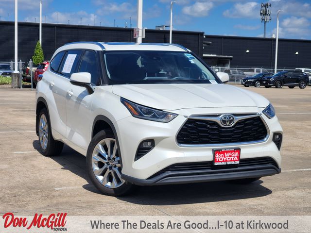 2021 Toyota Highlander Limited White at Don McGill Toyota