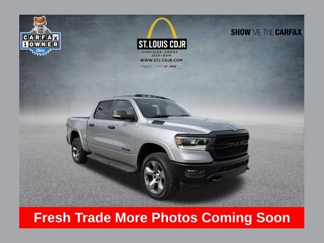 Billet Silver Metallic Clearcoat 2021 RAM 1500 Big Horn Crew Cab 4WD Pickup Truck Four-Wheel Drive 8-Speed Automatic