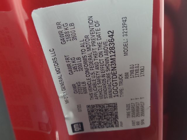 2021 – Chevrolet – Colorado