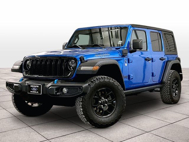 2024 Jeep Wrangler Willys 4xe Blue at Carlisle Cadillac Buick GMC
