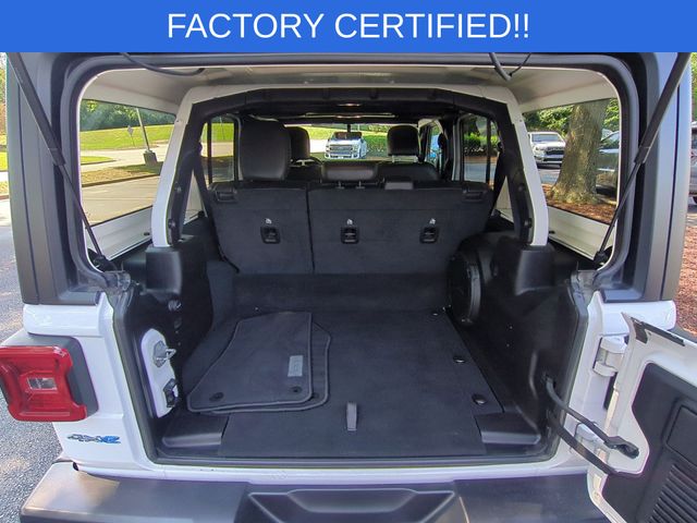 Used 2022 White Jeep Unlimited Sahara 4xe image 31