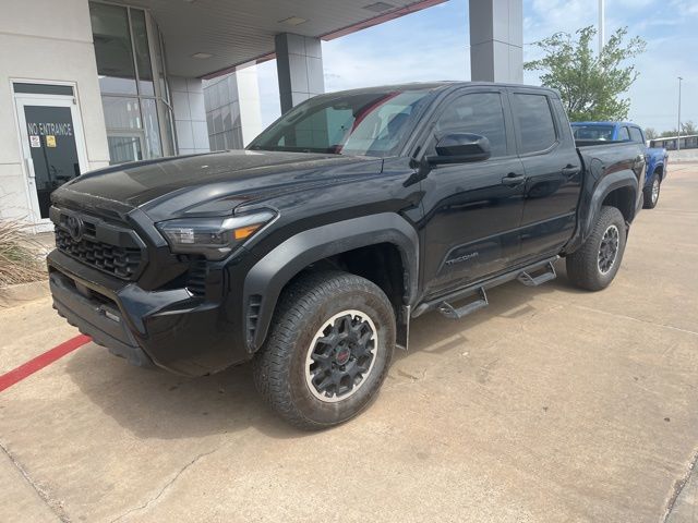 Black 2024 Toyota Tacoma TRD Off-Road Double Cab 4WD Pickup Truck Four-Wheel Drive 8-Speed Automatic