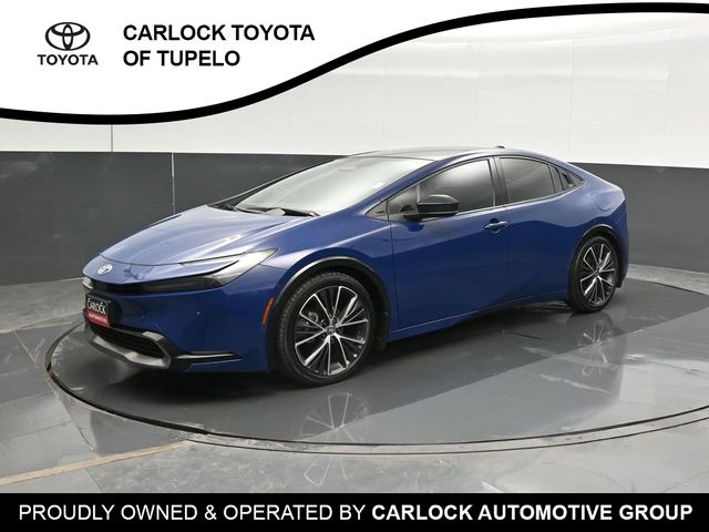 Blue 2024 Toyota Prius Hatchback Front-Wheel Drive Continuously Variable Transmission