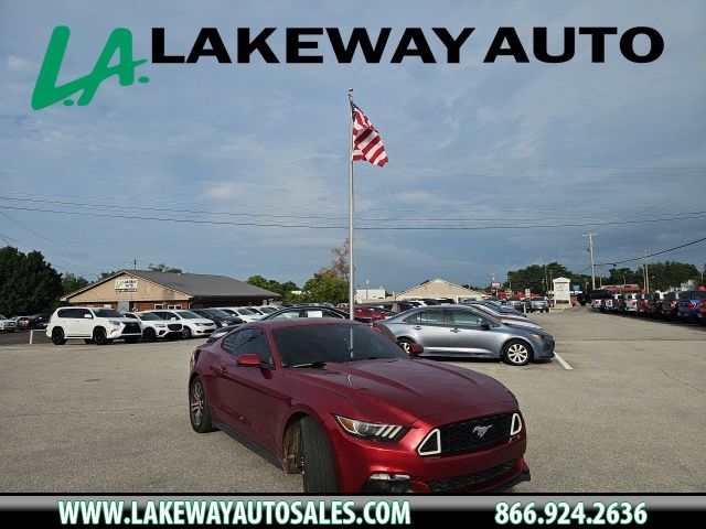 Ruby Red Metallic 2015 Ford Mustang Coupe Rear-Wheel Drive 6-Speed Manual