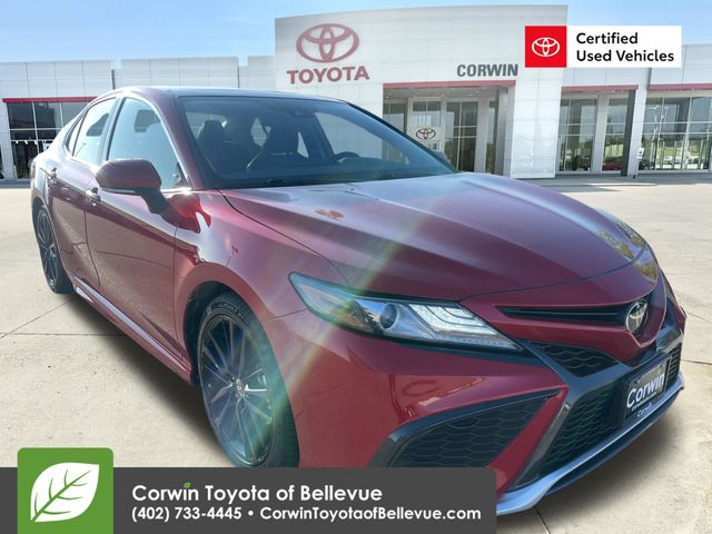 Supersonic Red 2024 Toyota Camry Sedan Front-Wheel Drive 8-Speed Automatic